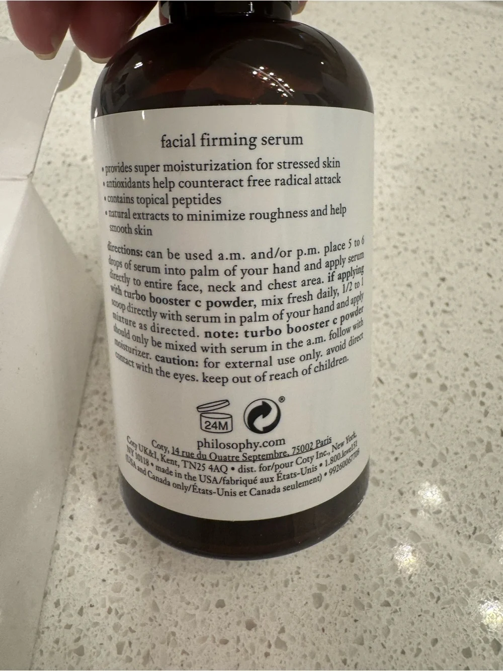 Philosophy When Hope Is Not Enough Facial Firming Serum